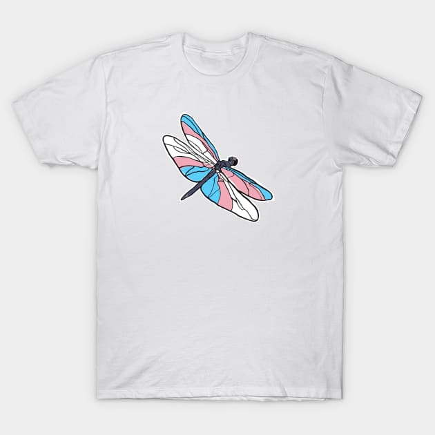 Transgender Dragonfly T-Shirt by theartfulscientist